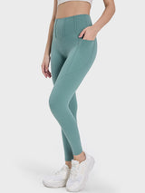 Pocketed High Waist Active Leggings