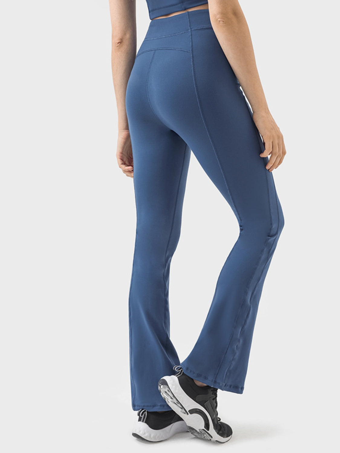 Zipper Detail High Waist Active Pants