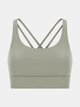 Crisscross Scoop Neck Active Tank