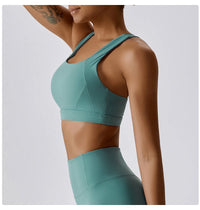 High Intensity Cross Strap Shockproof Sports Bra