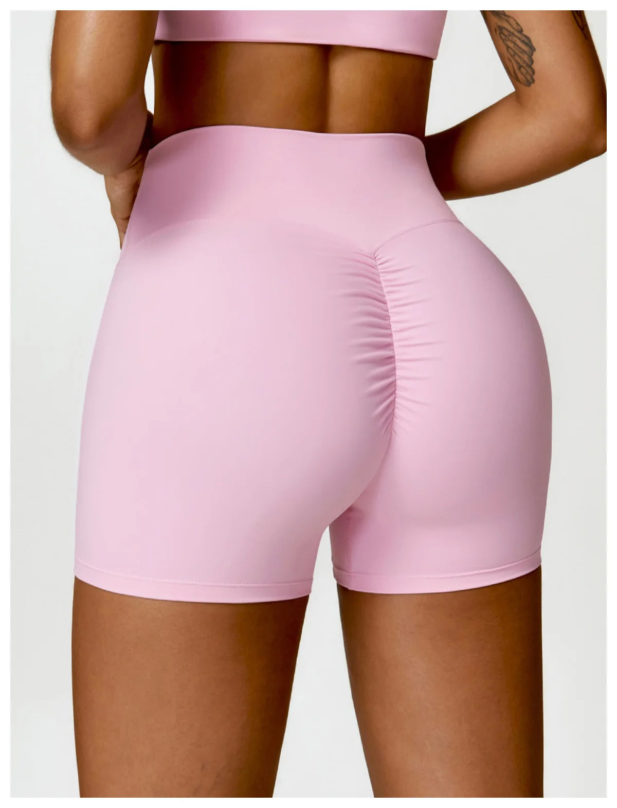 Tights High Waist Workout Push Up Scrunch Butt Shorts