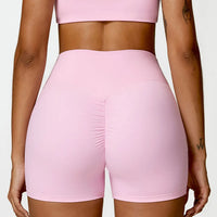 Tights High Waist Workout Push Up Scrunch Butt Shorts