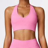 High Support Impact Ruched Top Push Up Sport Bra