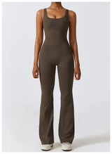 One-Piece Stretch V Back Jumpsuit