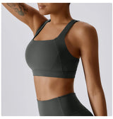 High Intensity Cross Strap Shockproof Sports Bra