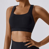 High Intensity Cross Strap Shockproof Sports Bra