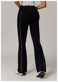 Breathable  High Waist Bell-bottoms  Leggings