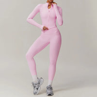 Yoga Sportswear set Zipper Workout Tracksuits