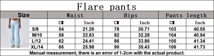 Cross Waist Head  High Waist Fitness Flare Leggings