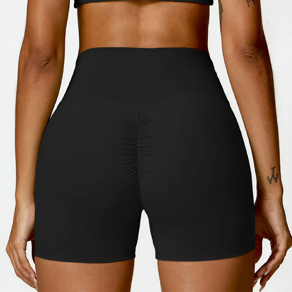 Tights High Wais Push Up Scrunch Butt Yoga Shorts