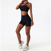 Butt Lift Elastic Yoga Shorts with High Waist