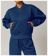 Loose Tracksuit Zipper Long Sleeve Jackets