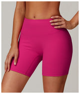 Ribbed High Waist Scrunch Butt Yoga Shorts