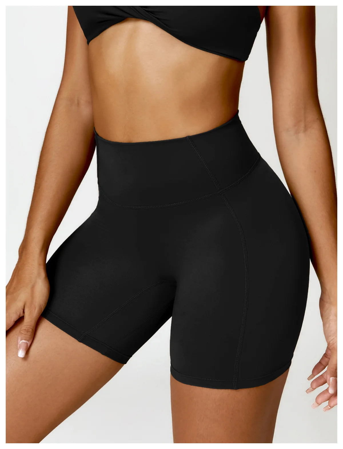 Women High Waist Push Up  Shorts