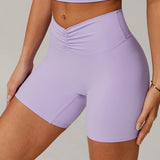 Sexy High Waisted V Waist Sports Shorts