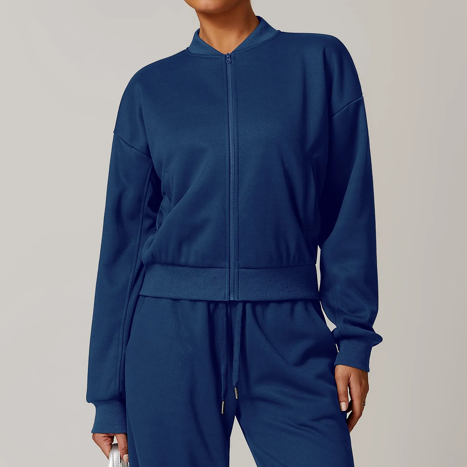 Loose Tracksuit Zipper Long Sleeve Jackets