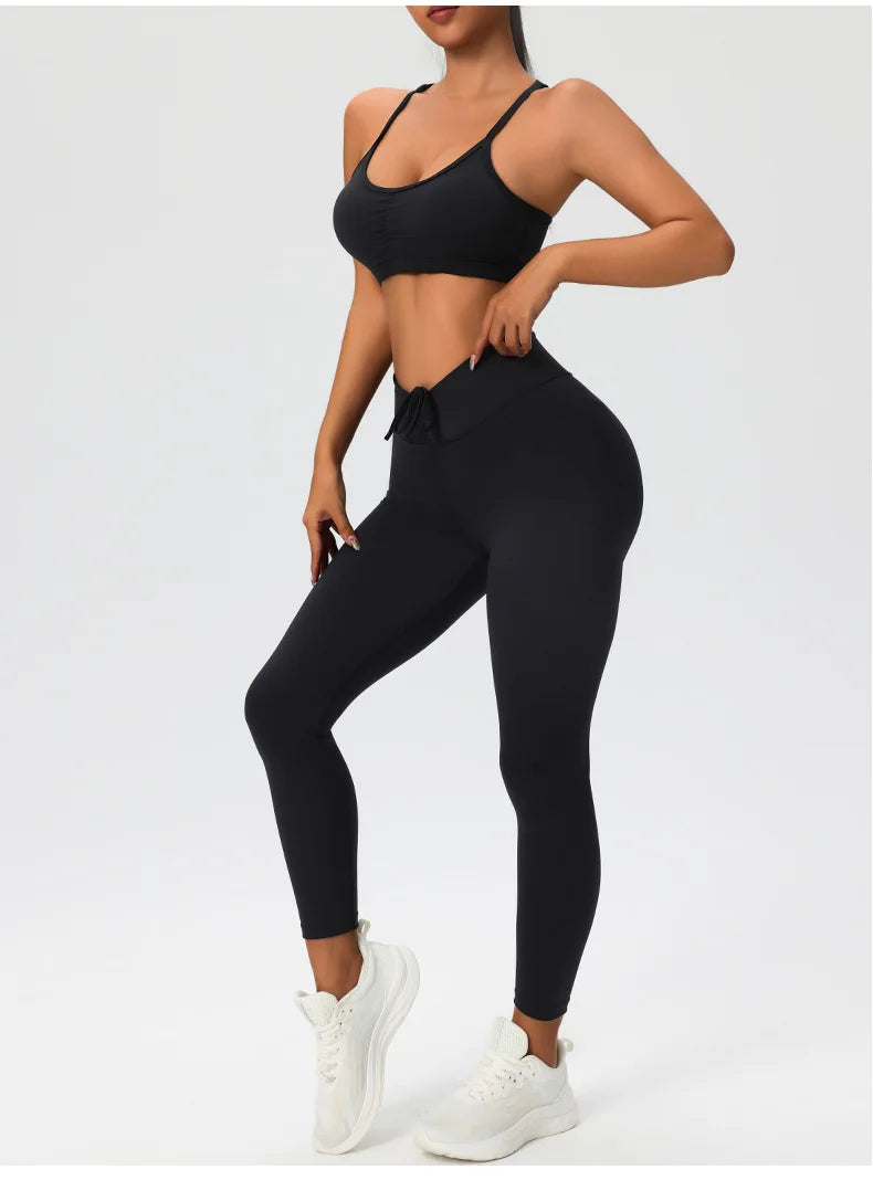 Two Pieces Workout Fitness Sportswear Sets