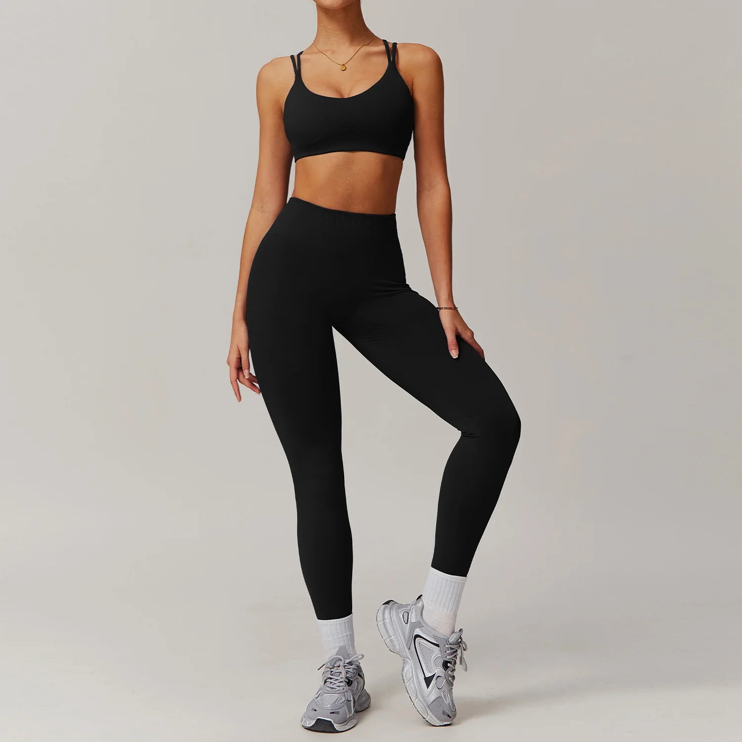 Seamless Set Fitness Workout Sportswear