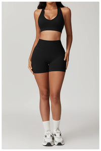 Seamless Scrunch Butt High Waist Tights Yoga Shorts