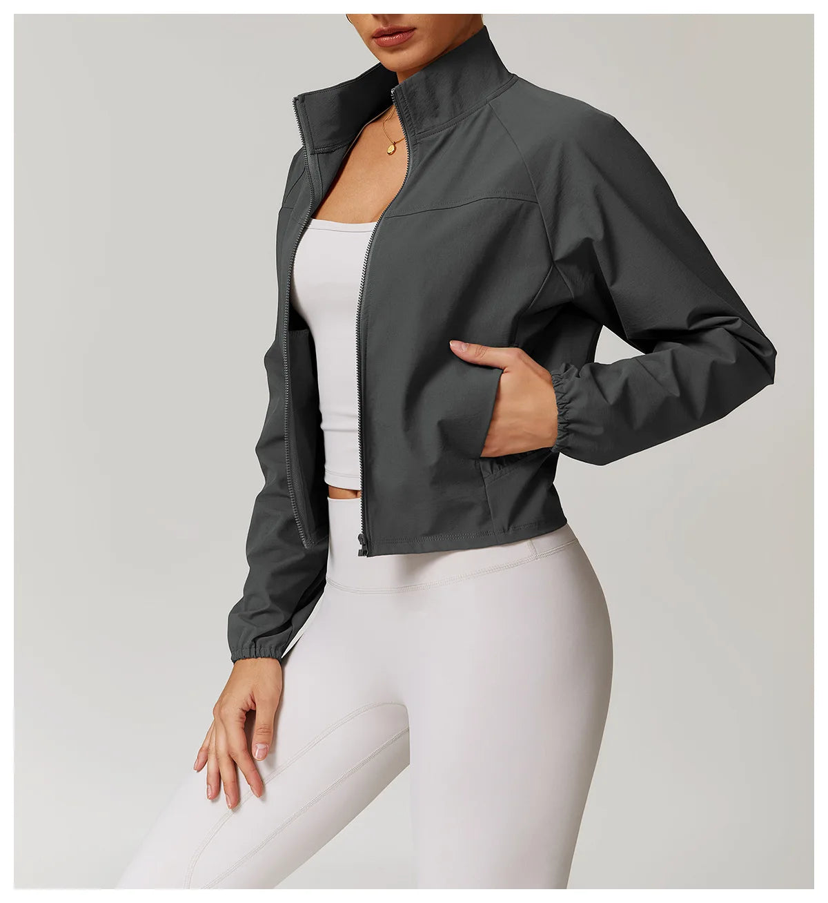 Long Sleeved Women's  Outdoor Fitness Jacket