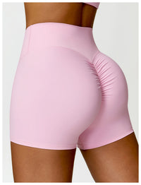 Tights High Wais Push Up Scrunch Butt Yoga Shorts