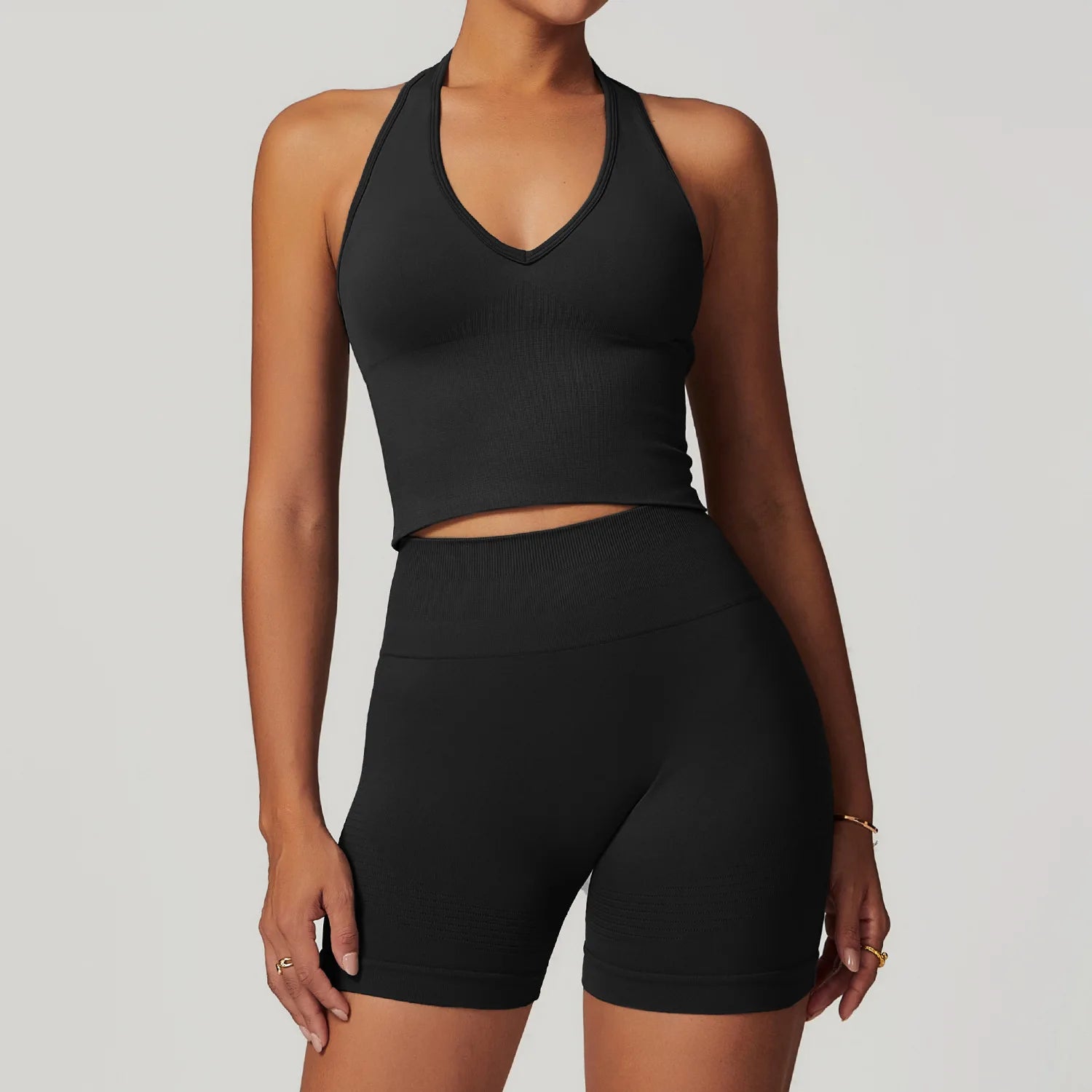 Ribbed Seamless Workout Yoga Set