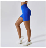 Seamless Peach Hip-Lifting High Waist Shorts