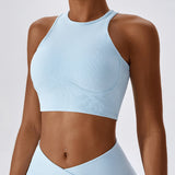 Seamless High impact  Push-Up Sports Bra