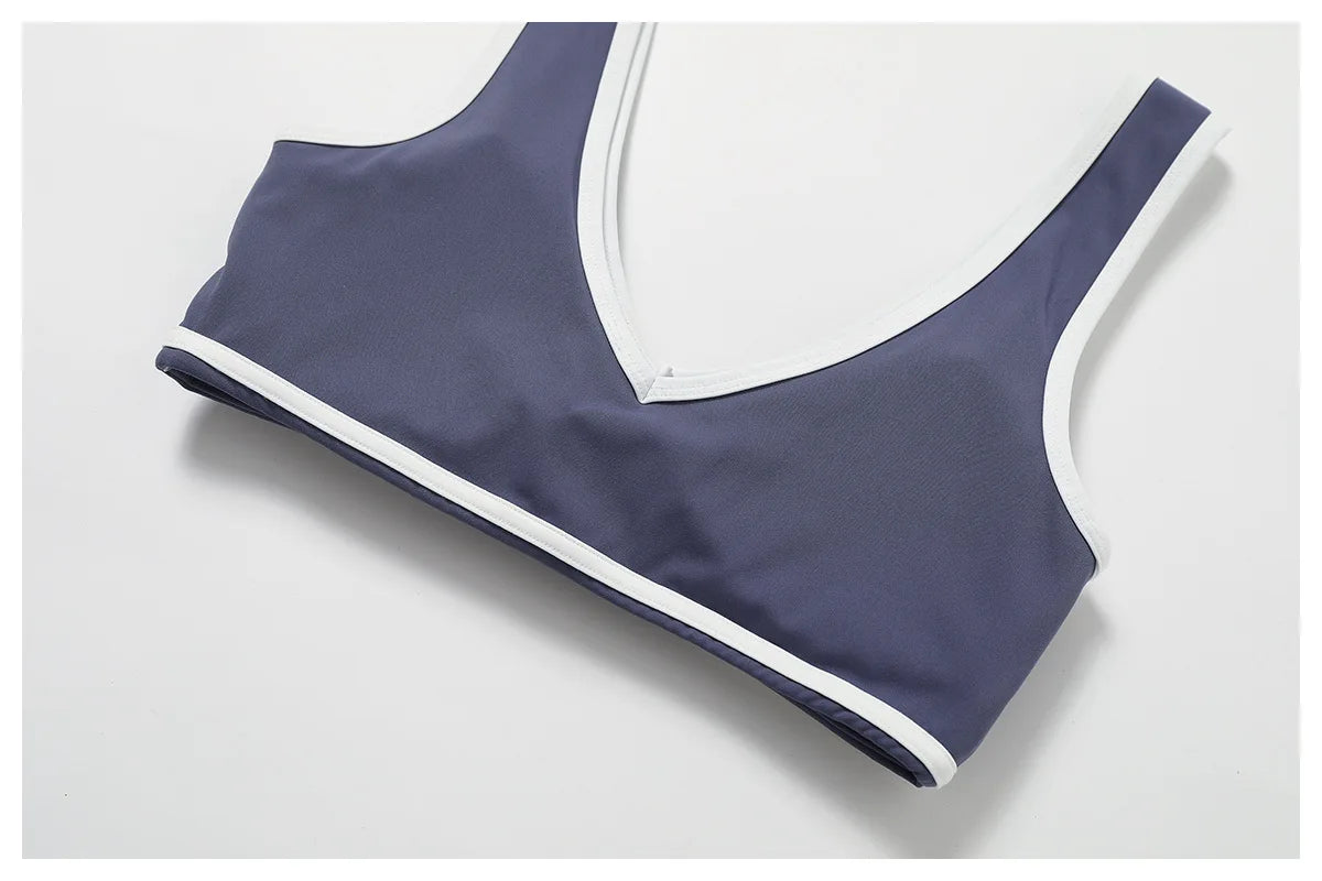 Anti-Sweat  Padded Support Fitness Sports Bra