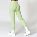 Nylon High Hip Push Up Waist Leggings