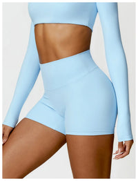 Tights High Wais Push Up Scrunch Butt Yoga Shorts