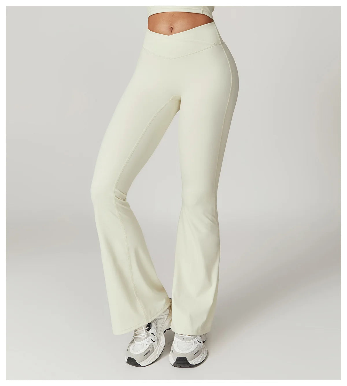 High Waist Flared Leggings Pants