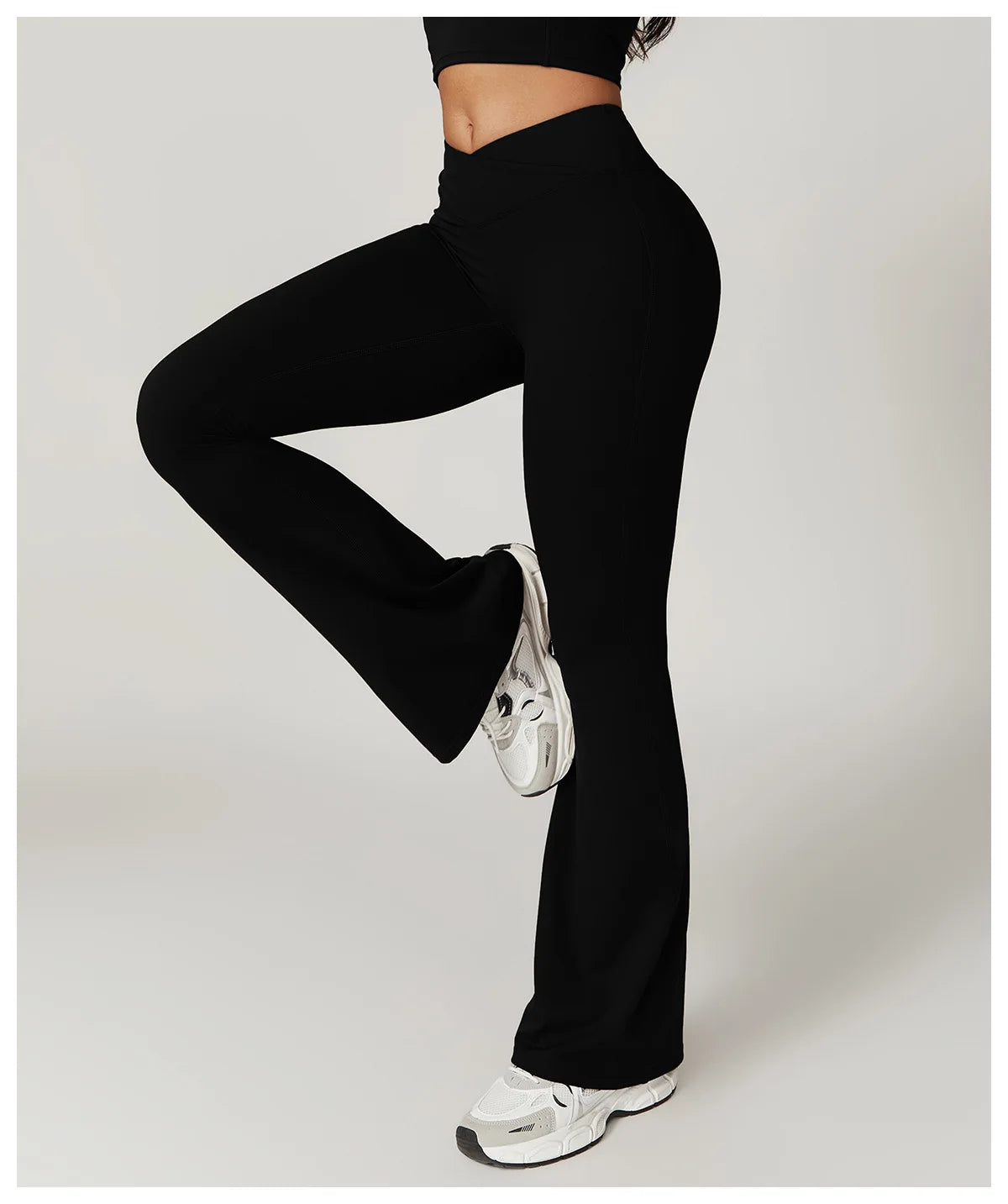 High Waist Flared Leggings Pants