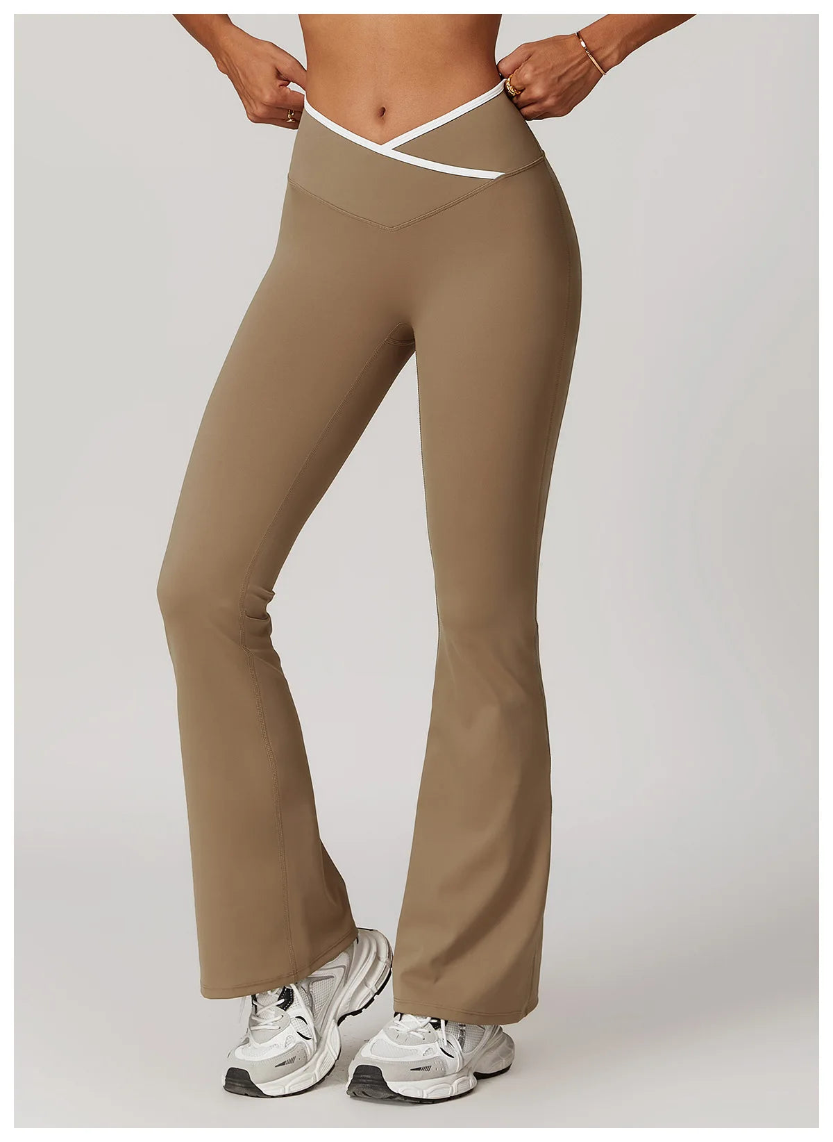 Naked Cross Yoga Flares Leggings