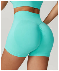 Seamless Scrunch Butt High Waist Tights Yoga Shorts