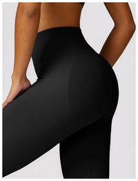 Seamless Flare High Waist Wide Leggings