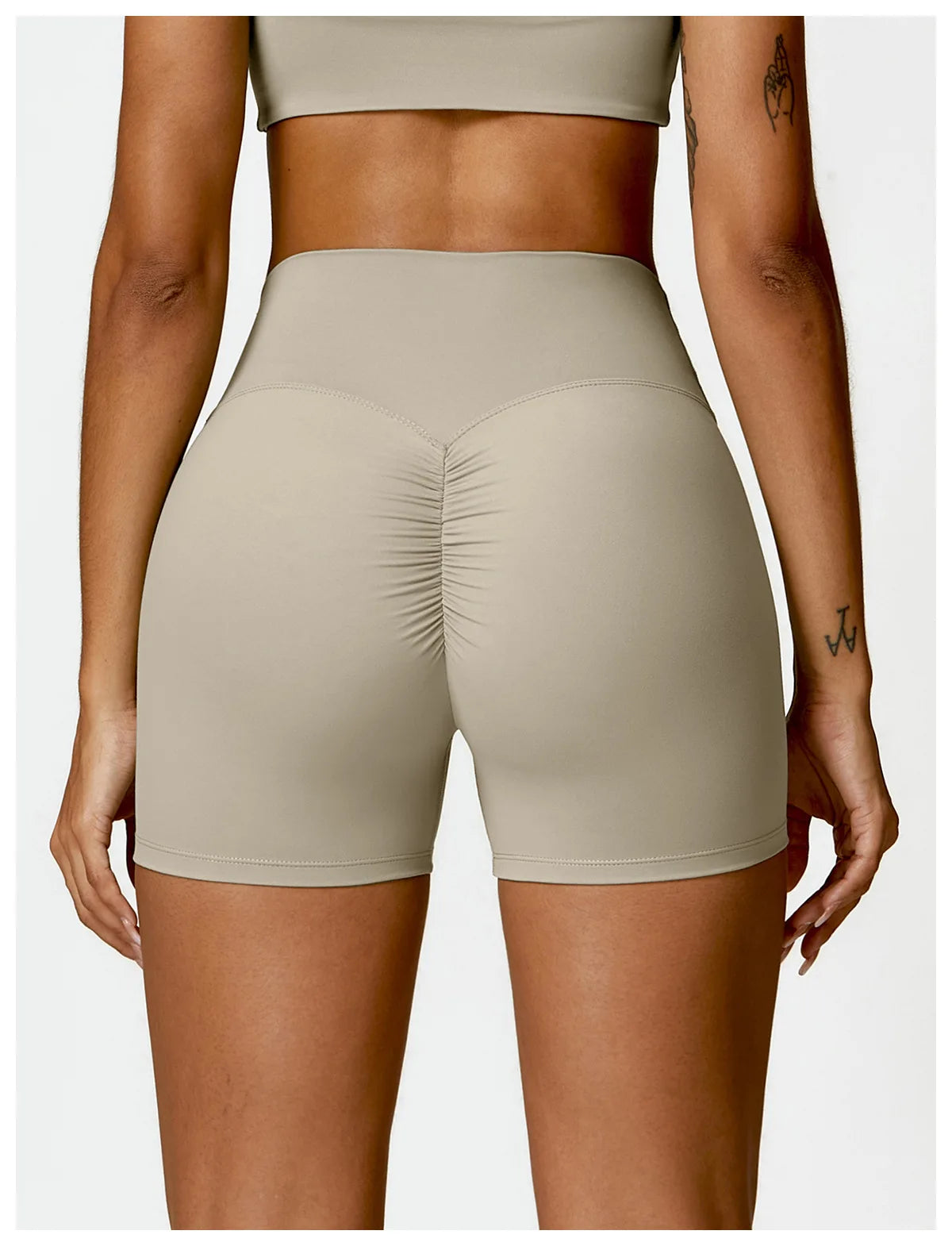 Tights High Wais Push Up Scrunch Butt Yoga Shorts