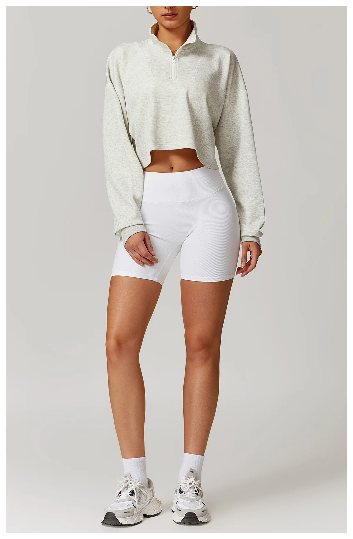 Ribbed High Waist Scrunch Butt Yoga Shorts