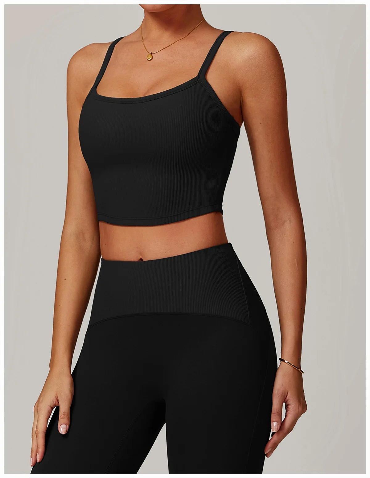 Sexy Back Fitness Bralette High Impact  Tank Top