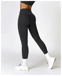 Nylon High Hip Push Up Waist Leggings