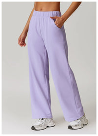 Outdoor High Waist style Straight Leg Sweatpants