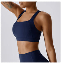 High Intensity Cross Strap Shockproof Sports Bra