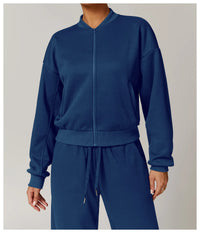 Loose Tracksuit Zipper Long Sleeve Jackets