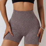 Seamless Peach Hip-Lifting High Waist Shorts