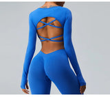 Sexy Seamless Yoga Long Sleeve T-Shirts