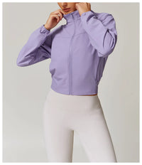 Long Sleeved Women's  Outdoor Fitness Jacket