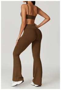 High Waist Flared Leggings Pants