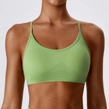 Breathable Shockproof Crop Top Sport Bra