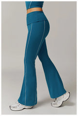 Breathable  High Waist Bell-bottoms  Leggings