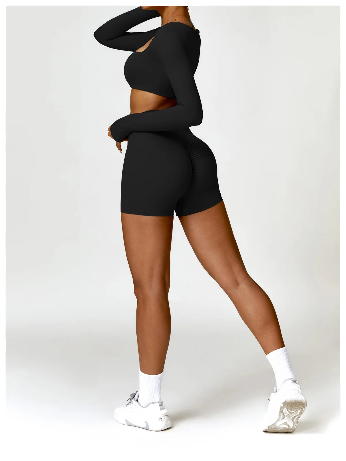 Tights High Waist Workout Push Up Scrunch Butt Shorts